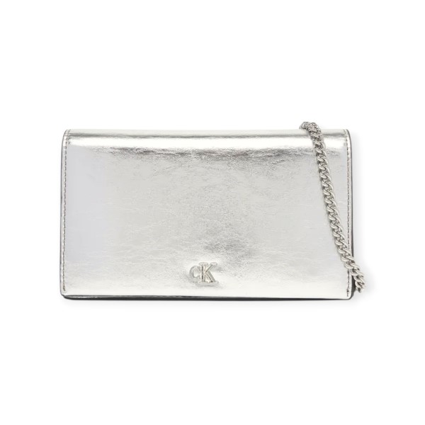 Γυναικεία τσάντα Calvin Klein CK Metallic Wallet on Chain